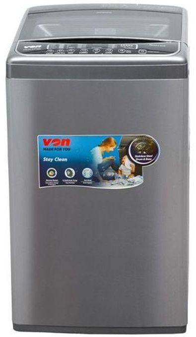 VON VALW-12TSX Top Load Washing Machine,12KG - Stainless Steel (1YR WRTY)