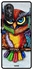Owl Paint Design Protective Case Cover For Huawei Nova 8 Multicolour