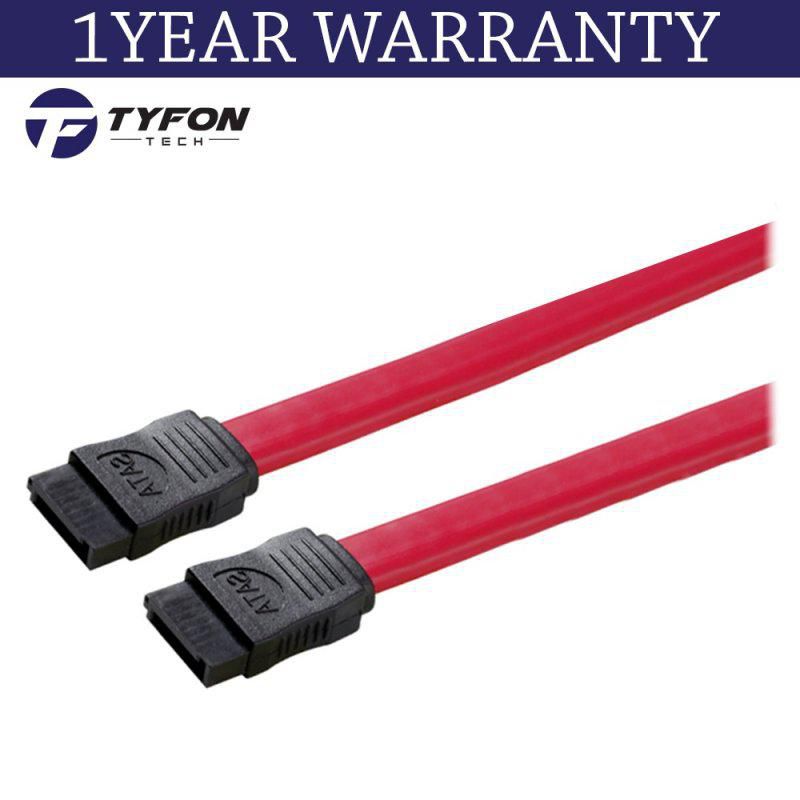 Tyfontech Serial-ATA SATA Cable 62.50cm -Used (Black/Red)