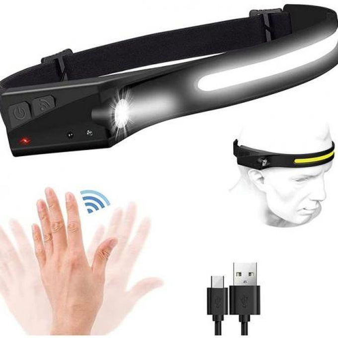 Head Light - Rechargeable With A Sensor To Turn On The Light With A Hand Movement