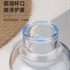 زجاجة مياه ذات محدد زمنى - مانعة للتسرب - شفاف