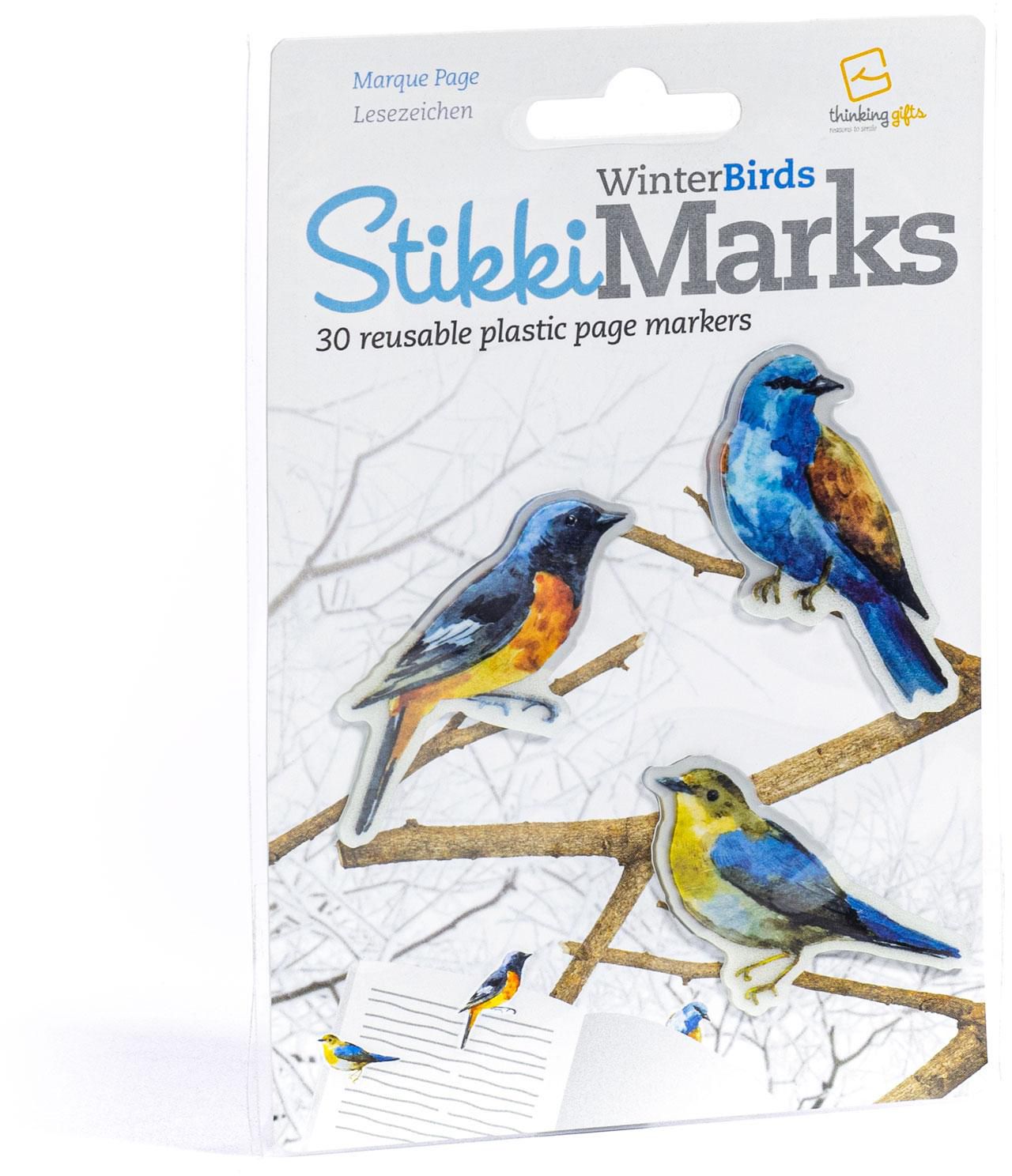 Thinking Gifts Stikki Marks Winter Birds