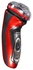 Kemei KM-5880 Rechargeable Shaver - Red