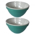 Porcelain Oven Bowls Set Of 2 Pieces
