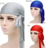 3pieces Titan Stylish Extra Long Durag For Men And Women ( Grey , Blue And Red Color)