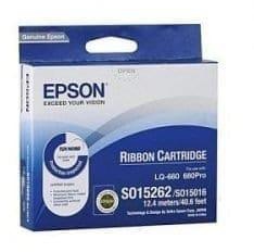 C13S015262BA Epson SIDM Black Ribbon Cartridge for LQ-670/680/pro/860/1060/25xx