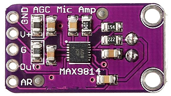 Generic LEORY High Performance Microphone AGC Amplifier Module CMA-4544PF-W For Arduino
