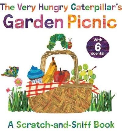 The Very Hungry Caterpillar's Garden Picnic: A Scratch-And-Sniff Book Hardcover الإنجليزية by Eric Carle