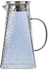 Hammer Texture Glass Water Bottle With Handle Grey