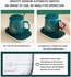 Coffee Mug Warmer With Ceramic Cup - Dark Green