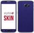 Stylizedd Premium Vinyl Skin Decal Body Wrap For Samsung Galaxy S6 - Brushed Steel Blue