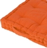 Square Quilted Pattern Floor Cushion - Orange, A35710010