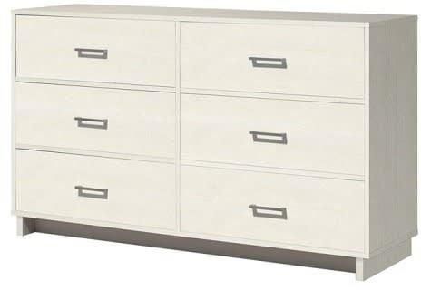 Double Drawer Dresser White, Dresser With Cabinet And Drawers
