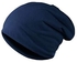 قبعة رأس للسيدات من COOLBABY قبعة منسوجة قبعة مترهلة باللون الأزرق