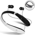 Generic SX-991 Wireless Bluetooth Headset Retractable Foldable Sweatproof Headphone Sports Stereo With CVC Noise Cancelling Earphones(White)