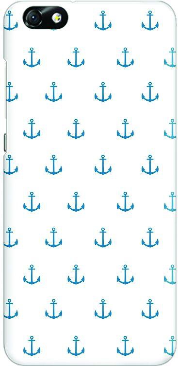 Stylizedd Huawei Honor 4X Slim Snap Case Cover Matte Finish - Anchor blue
