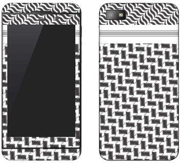 Vinyl Skin Decal For BlackBerry Z10 Shemag (Black)