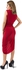 Vog Paris Dress for Women , Size M , Red , 5122