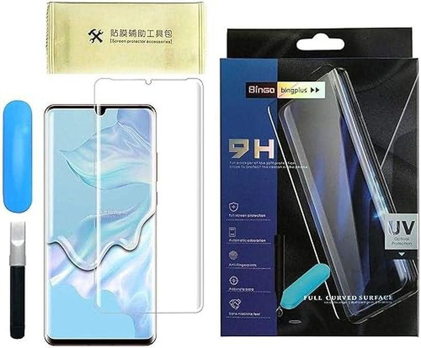 For Xiaomi Mi Note 10 Lite Nano Optics UV Light Curved Glass Screen Protector Full Glue Clear
