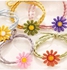 Daisy Hair Ties, 30 Pcs Mix Color Elastic Hair Ties, Flower Hair Rope Rings