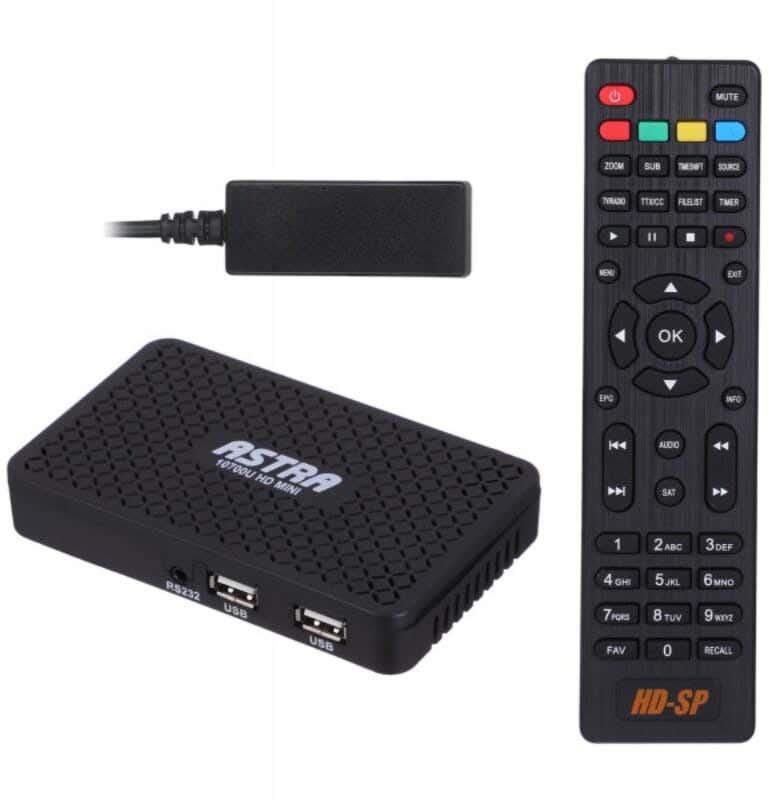 Get Astra 10800U Receiver, HD, 1080 Resolution, 6000 Channels - Black with best offers | Raneen.com