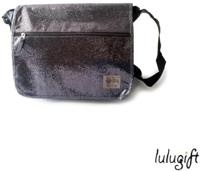 Lulugift Old School Messenger Postman bag (Grey Blink)