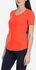 Reebok Solid Sportive T-Shirt - Coral Red
