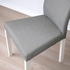 VANGSTA / KÄTTIL Table and 2 chairs - white/Knisa light grey 80/120 cm