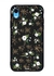 Skin Case Cover -for Apple iPhone XR Black White Flowers Black White Flowers