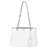 DKNY R361140806-109 Bryant Park Chain Shopper Bag for Women - Leather, White