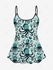 Gothic Octopus Printed Tankini Top (Adjustable Shoulder Strap) - 5x