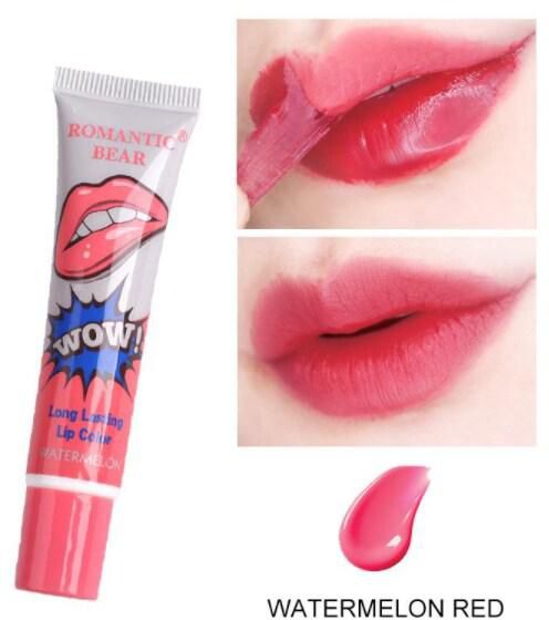 Romantic Bear Lip Stain Waterproof Long Lasting Lip Gloss(Watermelon)