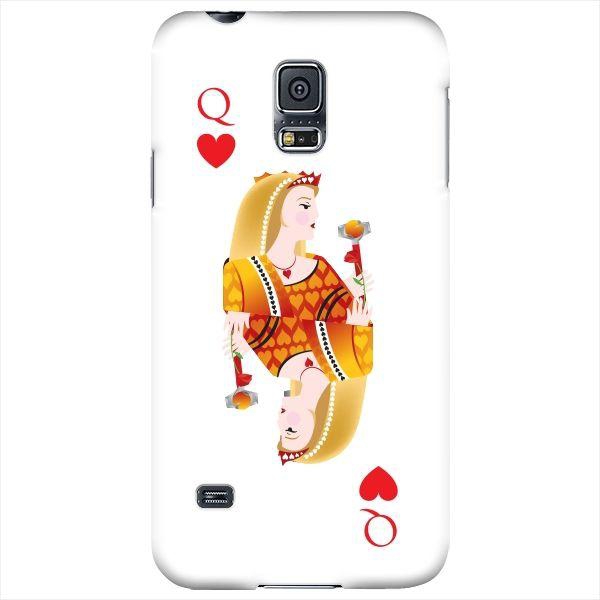 Stylizedd  Samsung Galaxy S5 Premium Slim Snap case cover Gloss Finish - Queen of Hearts