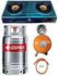 CEPSA 12.5kg Gas Cylinder-Stainless- With Universal Gas Cooker, Metered Regulator, Hose & Clips