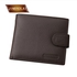 Jinbaolai Classy Pure Leather Skin Quality Men's Wallet-Coffee+ Gift Box