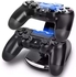 Dual Charger With USB Charging Stand With LED Light For PlayStation 4 Controller