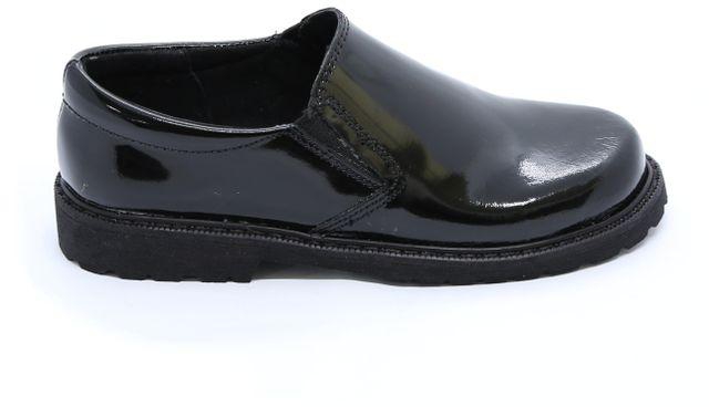 Toughees Black Slip On Patent Leather School Shoes