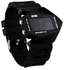 Skmei Multi Color LED Light Digital Sport Wrist Watch With Silicone Strap - Black