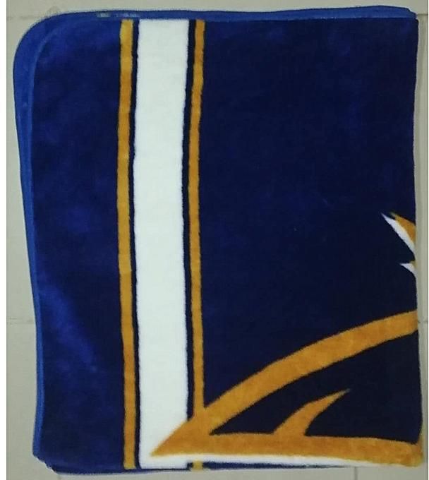 Generic Multicolour Soft Blanket 130 * 150 cm 100% Polyester-Sea Blue