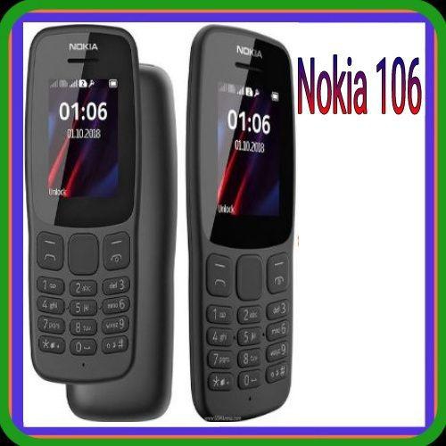 Nokia 106, Dual Sim,1.8" Display (ROM 4MB, RAM 4MB)- Grey.