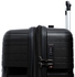 Crossland Black 24 Inch Trolley Luggage,TSA Lock , Expandable Double Zipper