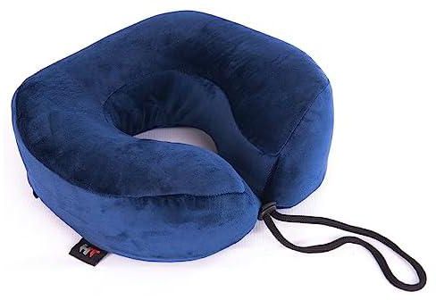 Modern Medical Travel Neck Pillow Memory Foam Travel Pillow (Blue)