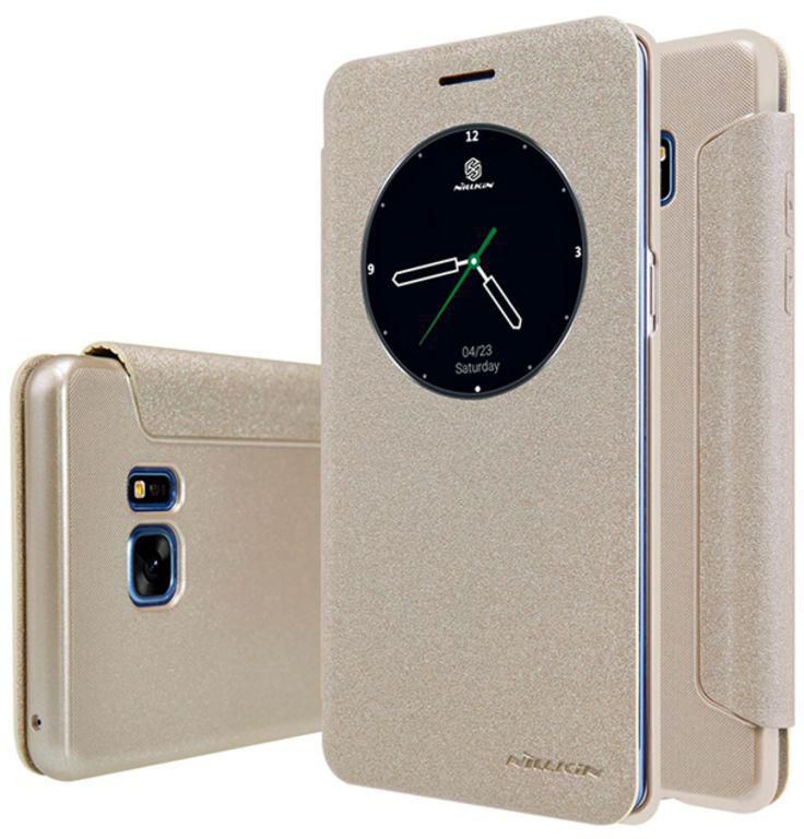 Sparkle Flip Cover For Samsung Galaxy Note FE Gold