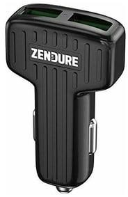 Zendure Dual USB Car Charger - Black