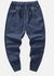 Men's Causal Pants Solid Color Drawstring Waist Pockets Ankle-tied Pants
