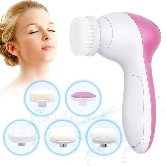 5 In 1 Electric Facial Cleansing Brush + Free Battery Gift