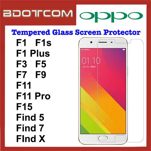 Bdotcom Tempered Glass Screen Protector for Oppo F1