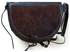 Fashion Pure Leather Goat Skin Satchel Bag - Black