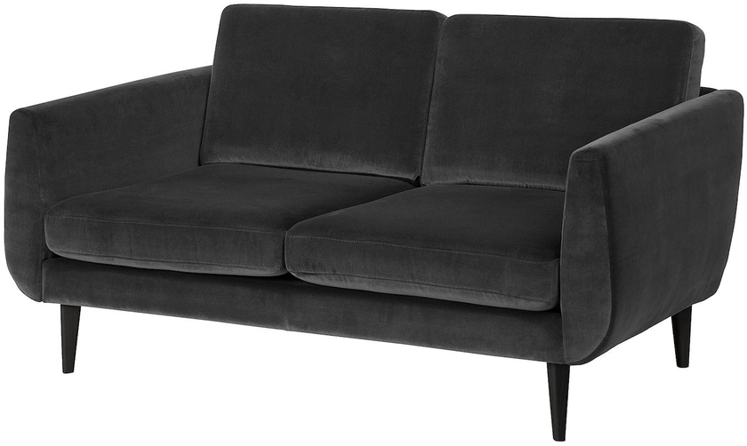 SMEDSTORP 2-seat sofa - Djuparp dark grey/black