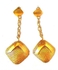 Gold Sleek Drop Earrings